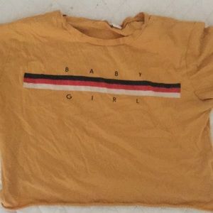 Baby girl yellow crop